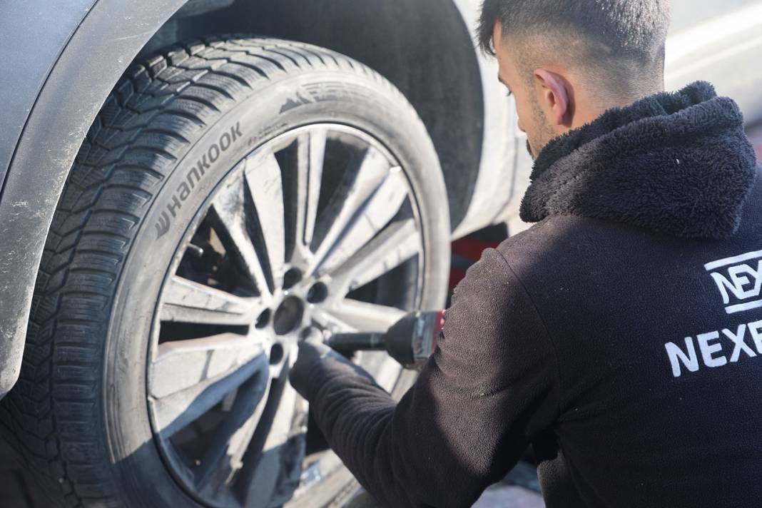 Kış lastiği deyip geçmeyin bunlar hayati önem taşıyor! Konyalı usta bir bir anlattı 5